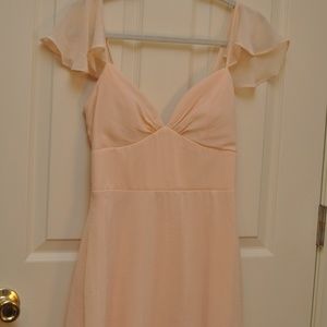 'All a Flutter' Peach Fairy-like Dress
